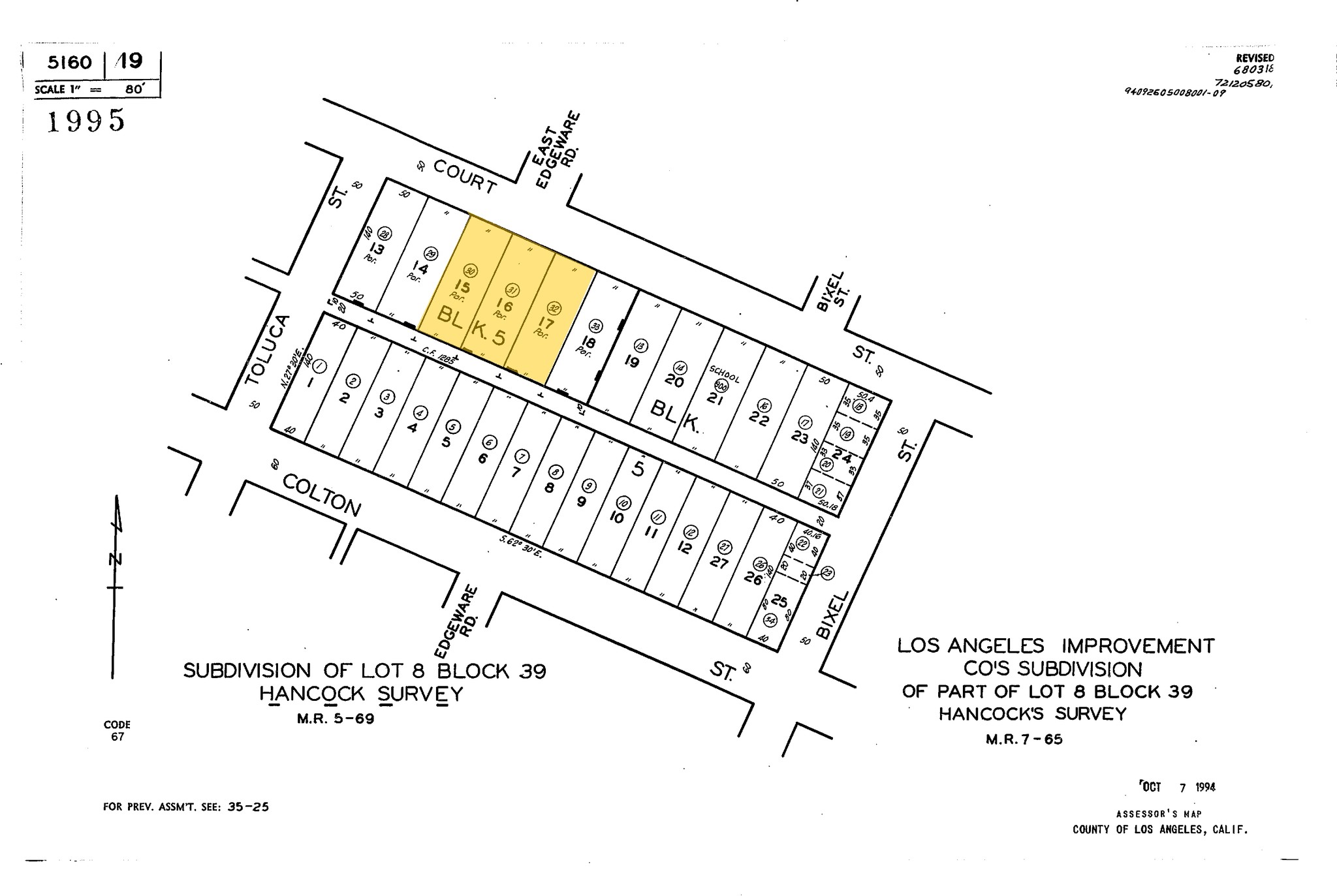 1272-1276 W Court St, Los Angeles, CA for sale Plat Map- Image 1 of 1