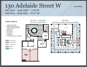 130 Adelaide St W, Toronto, ON for lease Floor Plan- Image 1 of 1