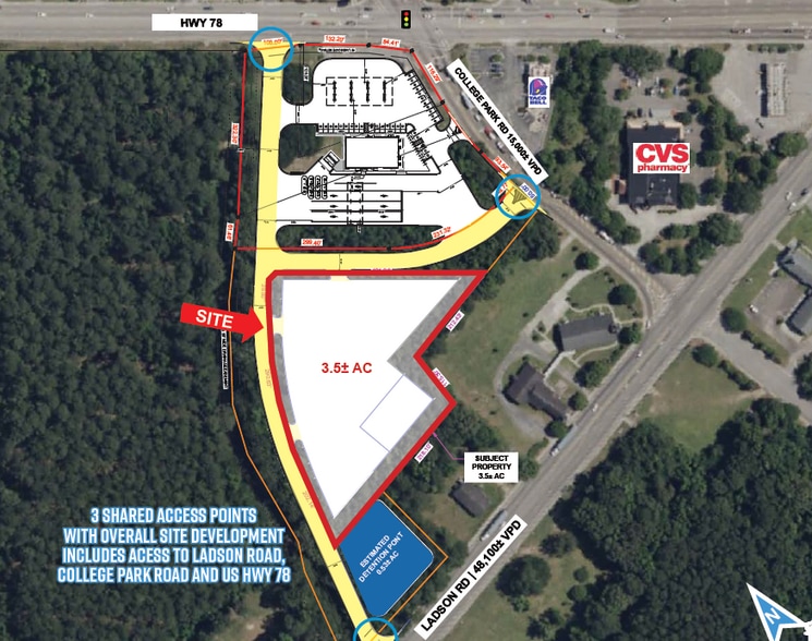 0 Ladson Road, Ladson, SC 29456 Industrial Zoned Land in Charleston