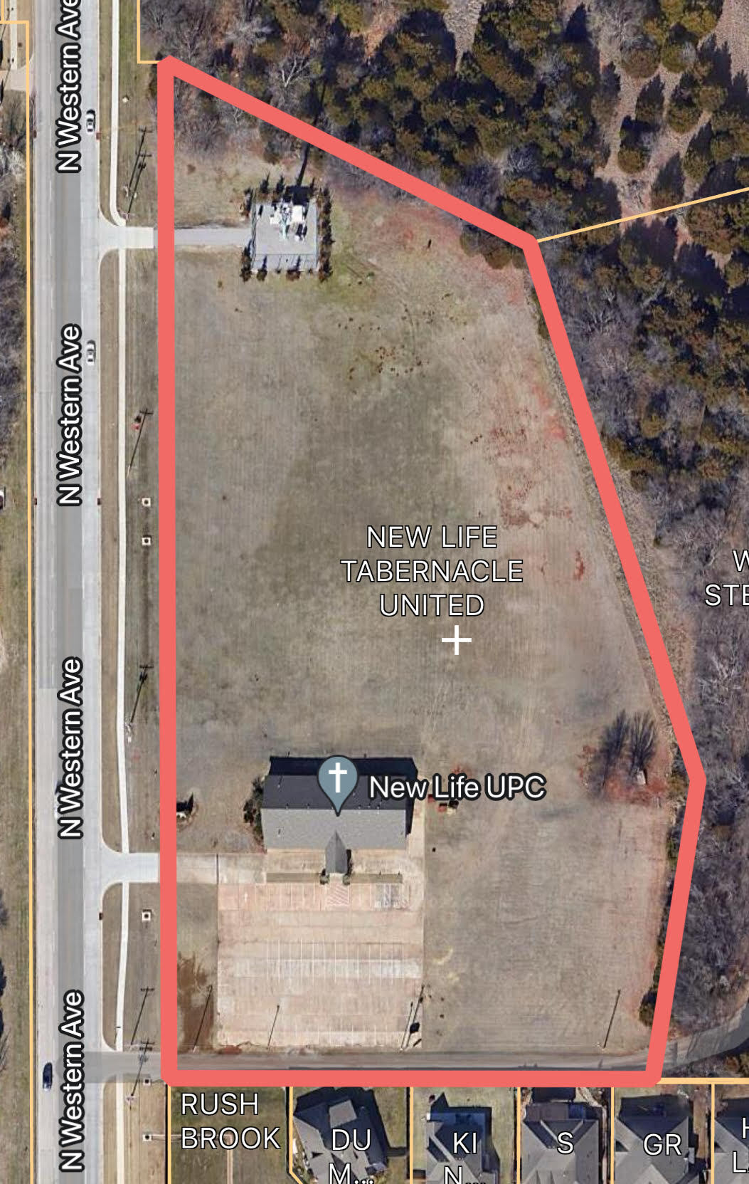 18910 Western Ave, Edmond, OK for sale Aerial- Image 1 of 4