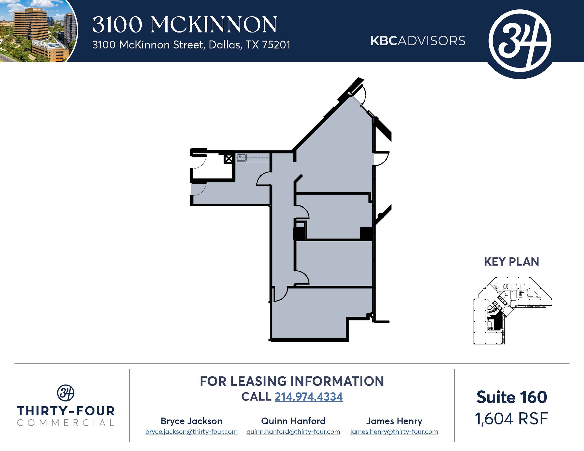 3100 McKinnon St, Dallas, TX for lease Floor Plan- Image 1 of 1