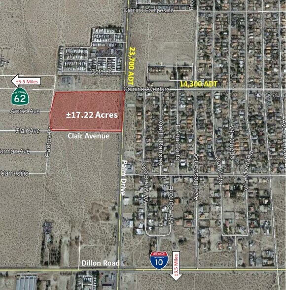 Palm Dr, Desert Hot Springs, CA for sale - Primary Photo - Image 1 of 1