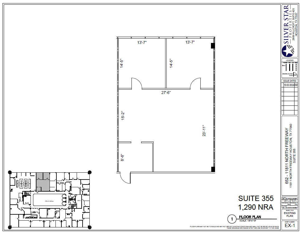 11811 North Fwy, Houston, TX for lease Floor Plan- Image 1 of 1