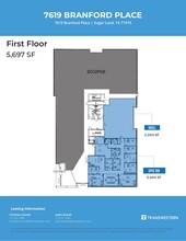 7619 Branford Pl, Sugar Land, TX for lease Floor Plan- Image 1 of 1