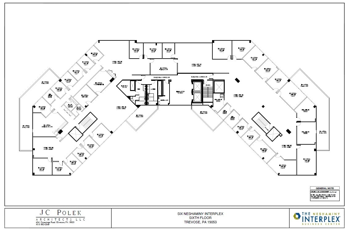 6 Neshaminy Interplex, Trevose, PA for lease Floor Plan- Image 1 of 1