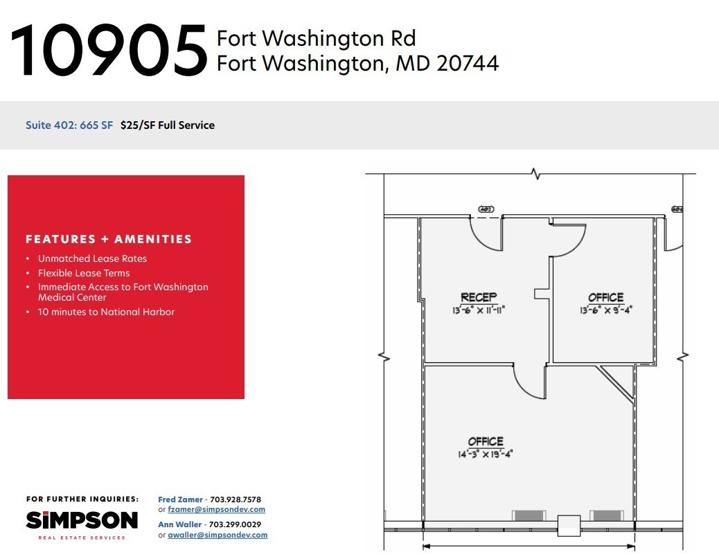 10905 Fort Washington Rd, Fort Washington, MD for lease Floor Plan- Image 1 of 1