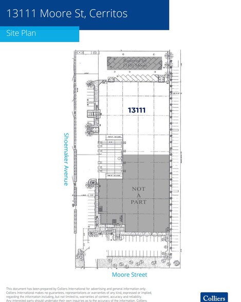 13101-13111 Moore St, Cerritos, CA for lease - Site Plan - Image 1 of 9