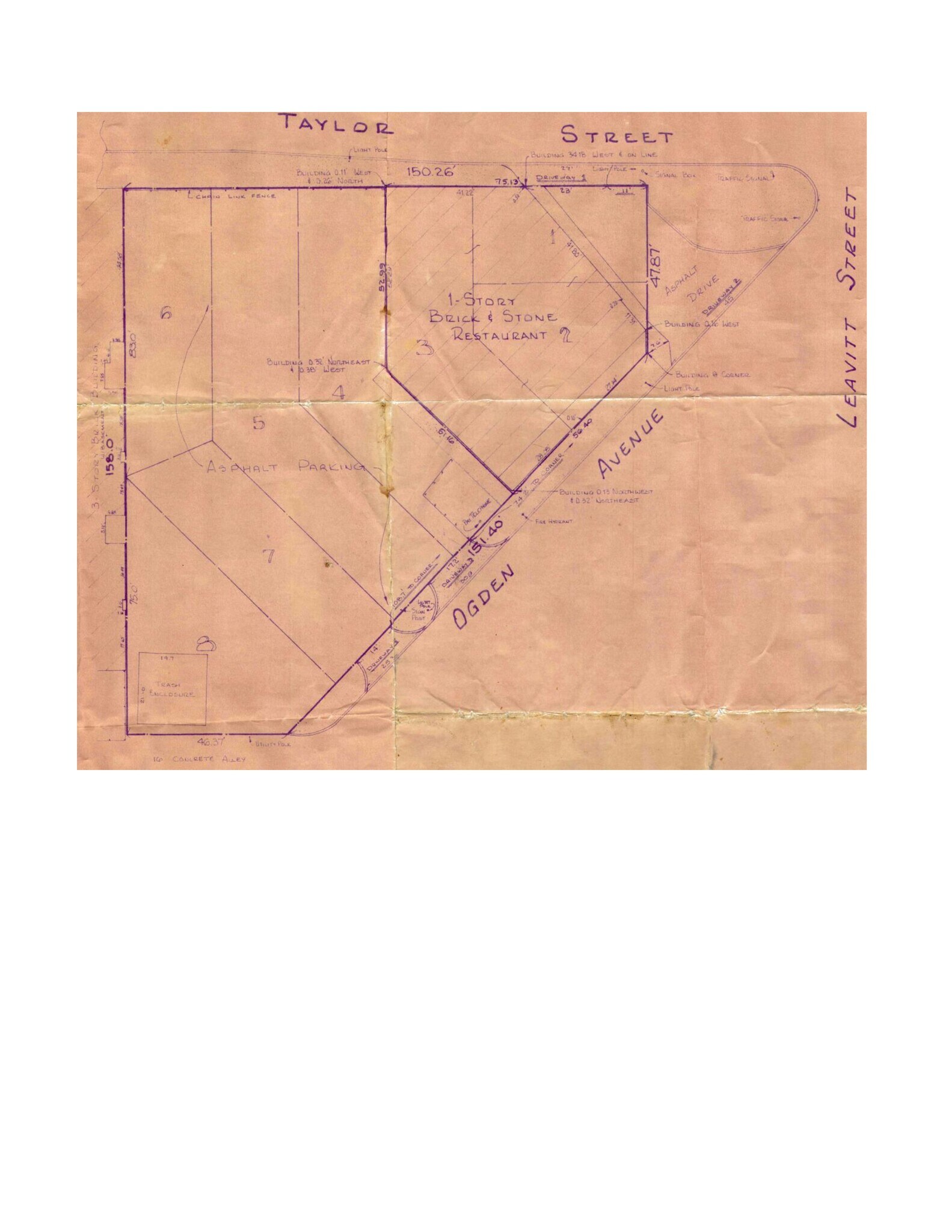 2207-2214 W Ogden Ave, Chicago, IL for lease Site Plan- Image 1 of 1