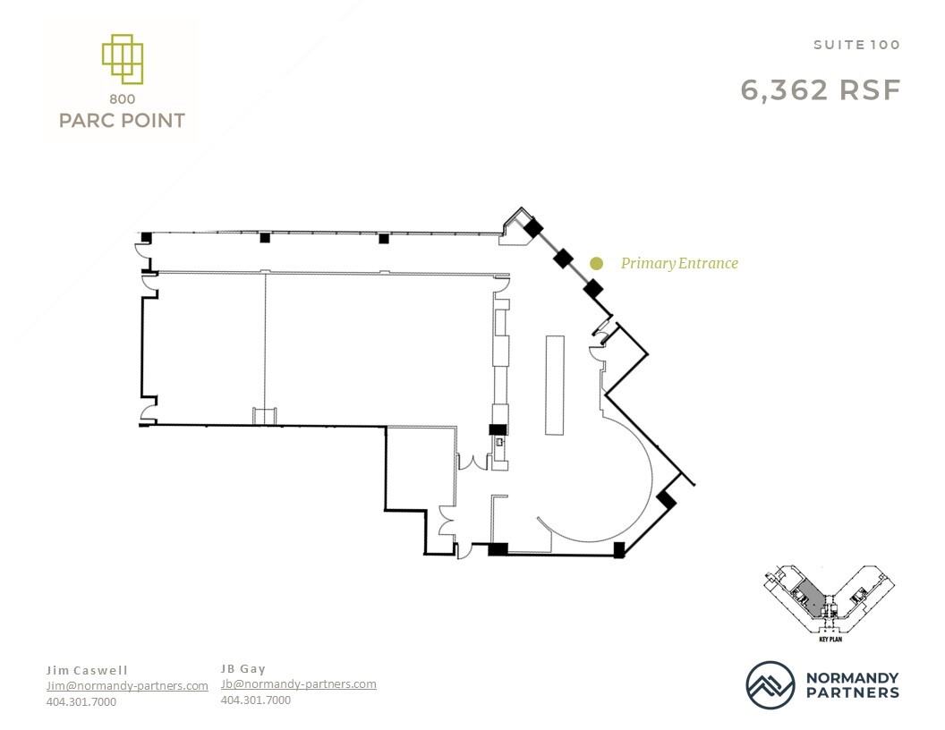 800 Parc Pt, Alpharetta, GA for lease Floor Plan- Image 1 of 6