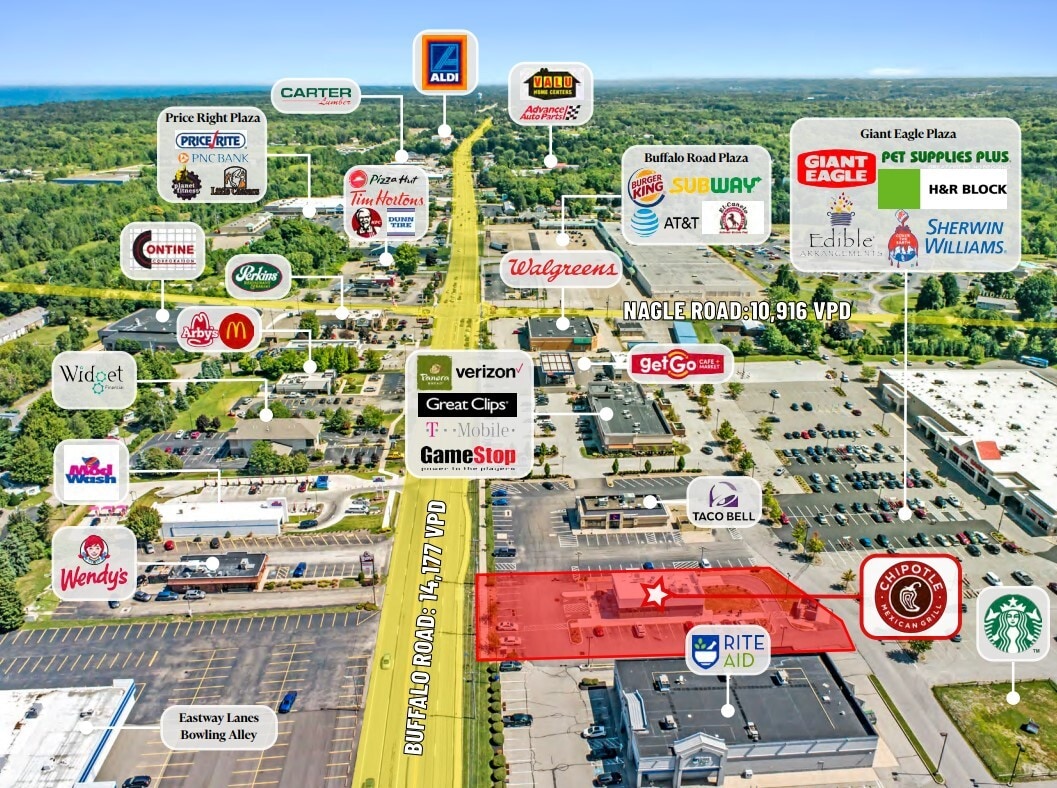4165 Buffalo Rd, Erie, PA 16510 Chipotle Erie, PA