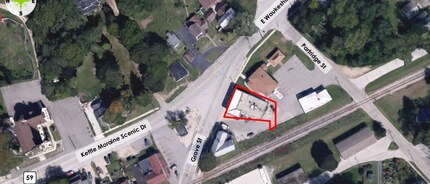 214 Grove St, Eagle, WI - AERIAL  map view