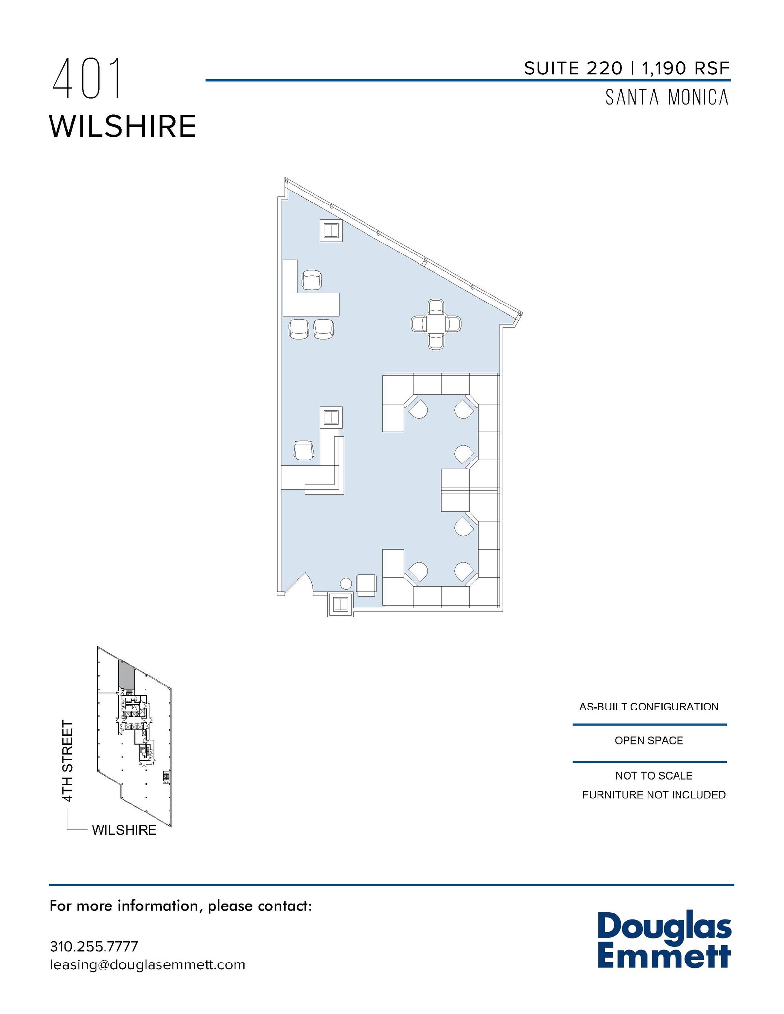 401 Wilshire Blvd, Santa Monica, CA for lease Floor Plan- Image 1 of 1