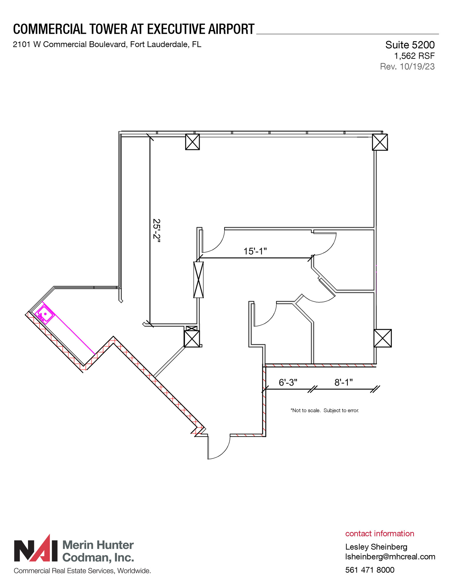 2101 W Commercial Blvd, Fort Lauderdale, FL for lease Floor Plan- Image 1 of 1