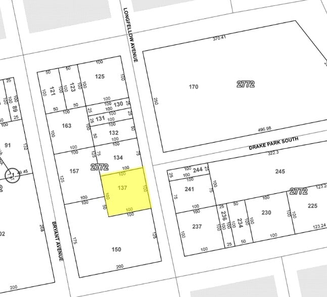 407 Longfellow Ave, Bronx, NY for sale - Plat Map - Image 2 of 2