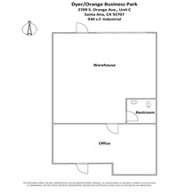 2701 Orange Ave, Santa Ana, CA for lease Floor Plan- Image 1 of 1