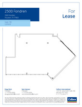 2500 Fondren Rd, Houston, TX for lease Floor Plan- Image 1 of 2