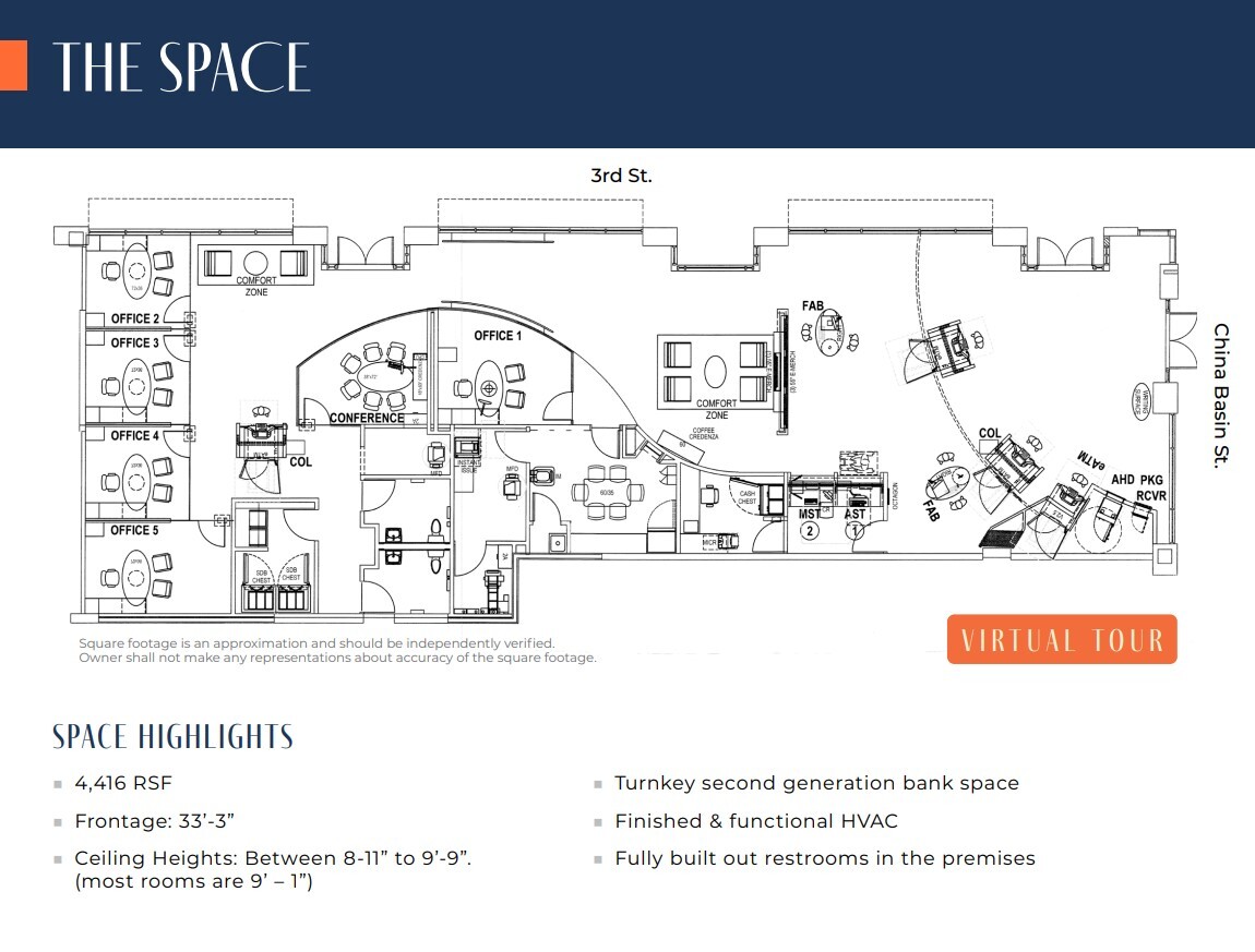 1325 3rd St, San Francisco, CA for lease Floor Plan- Image 1 of 2