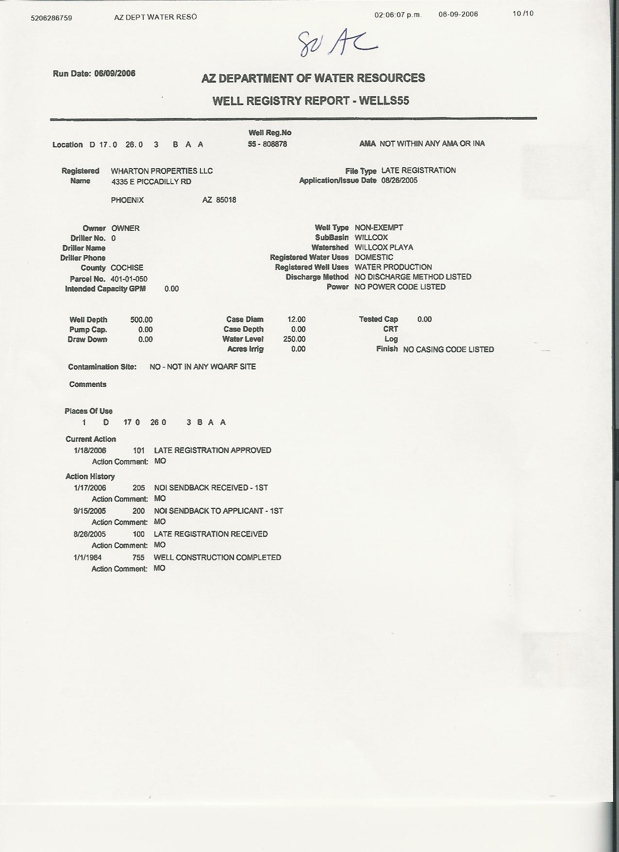 80 Acres of Farm Land 40 Miles of Willcox S, Willcox, AZ for sale Other- Image 1 of 1