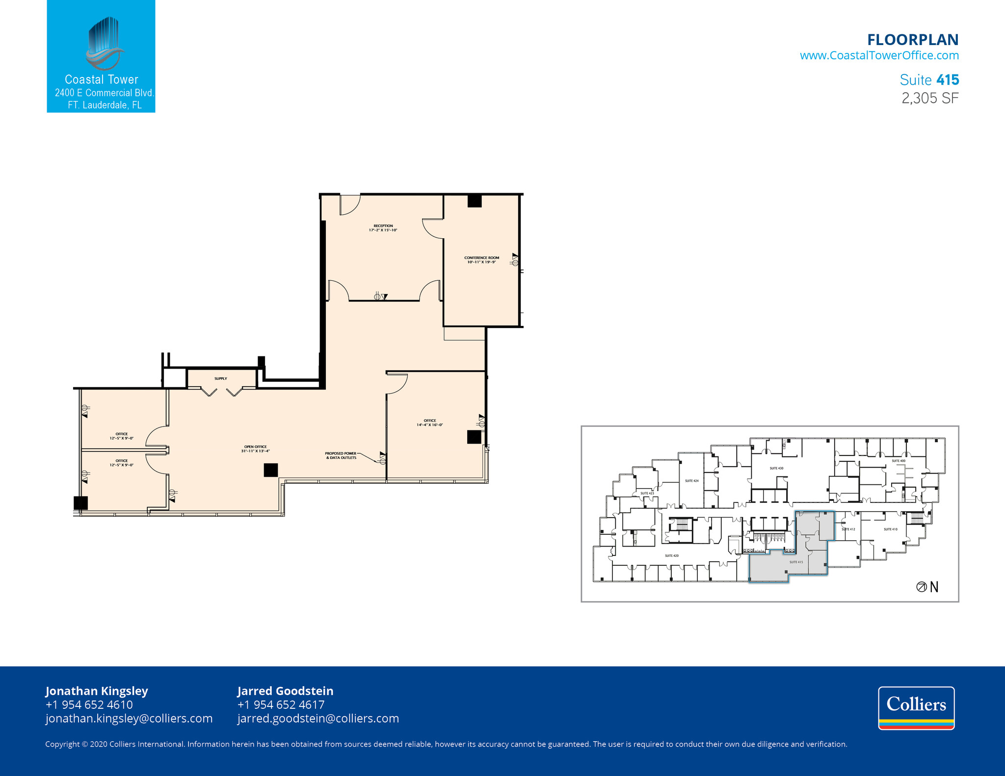 2400 E Commercial Blvd, Fort Lauderdale, FL for lease Floor Plan- Image 1 of 1