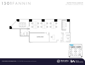 1301 Fannin St, Houston, TX for lease Floor Plan- Image 2 of 2