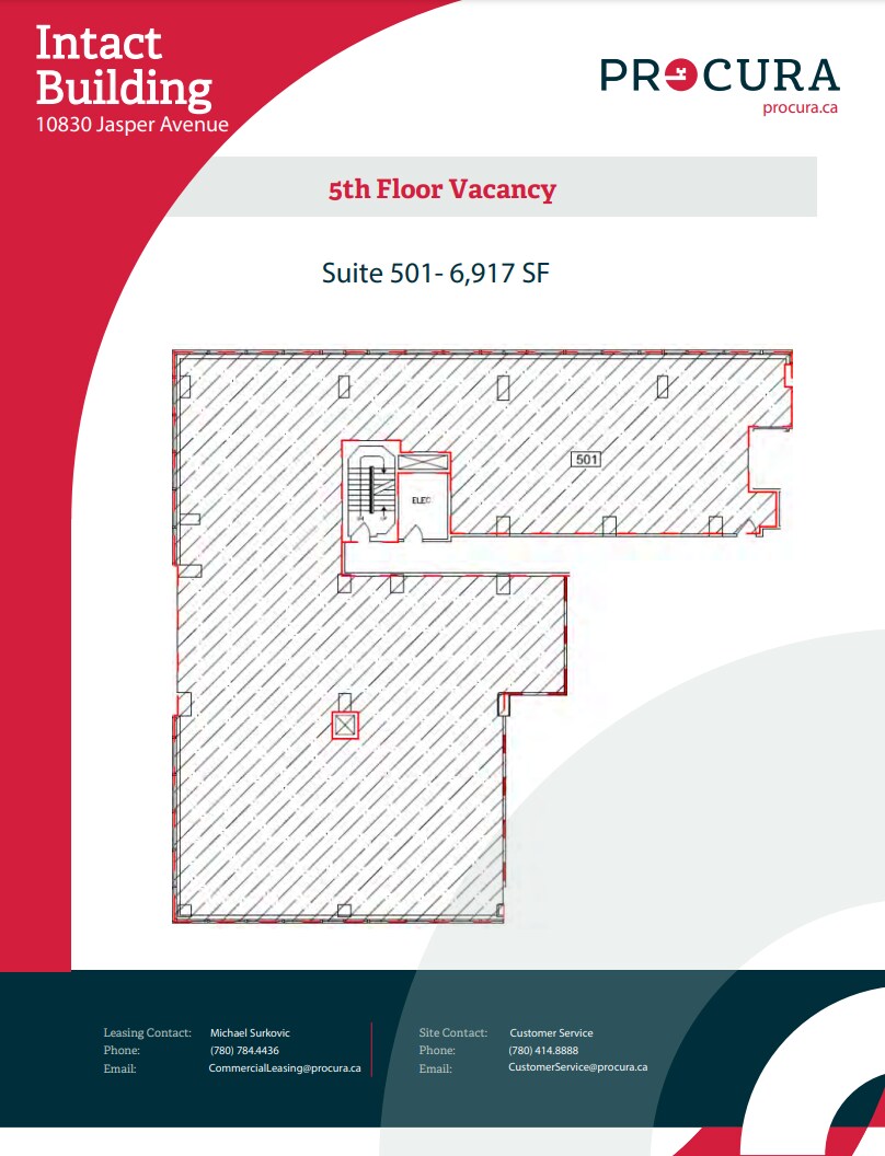 10830 Jasper Ave NW, Edmonton, AB for lease Floor Plan- Image 1 of 1