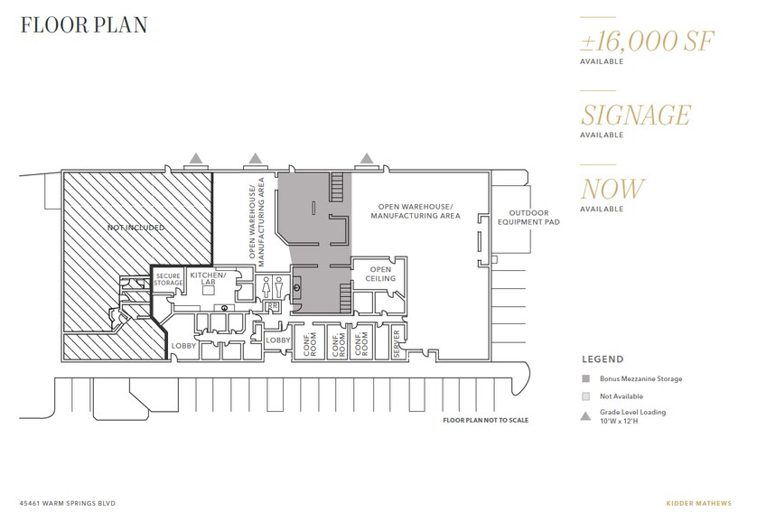 45445-45461 Warm Springs Blvd, Fremont, CA for lease - Floor Plan - Image 2 of 2