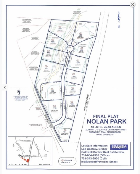 44 Nolan Cove -lot 103, Jackson, TN for sale - Plat Map - Image 3 of 3