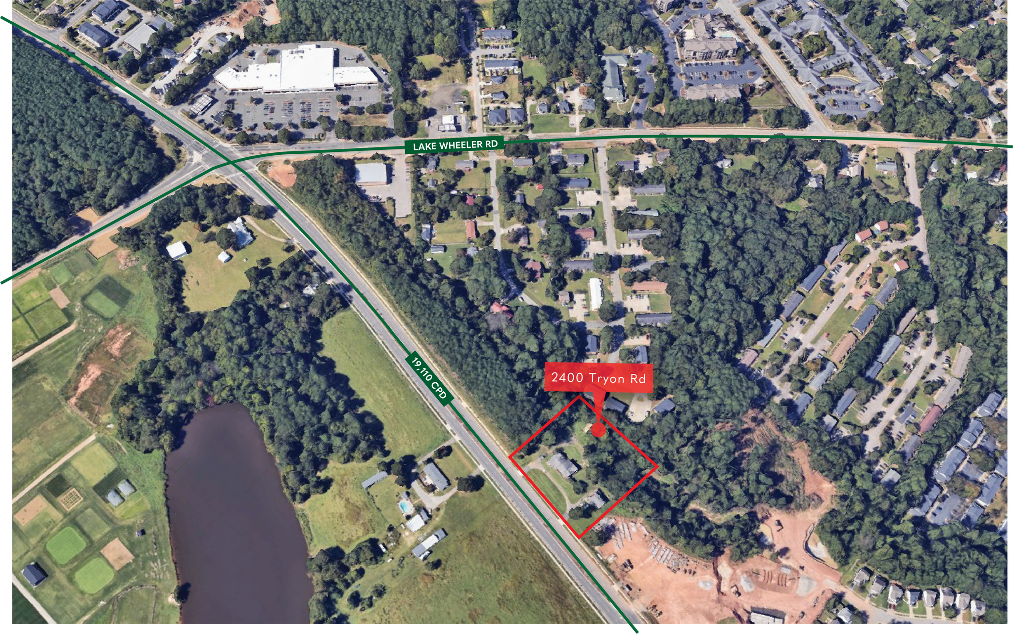 2400 Tryon Rd, Raleigh, NC for sale Aerial- Image 1 of 5