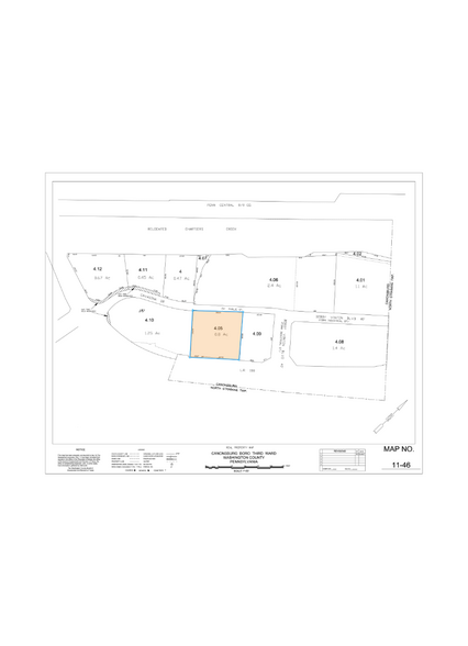 108 Cavasina Dr, Canonsburg, PA for lease - Plat Map - Image 2 of 3