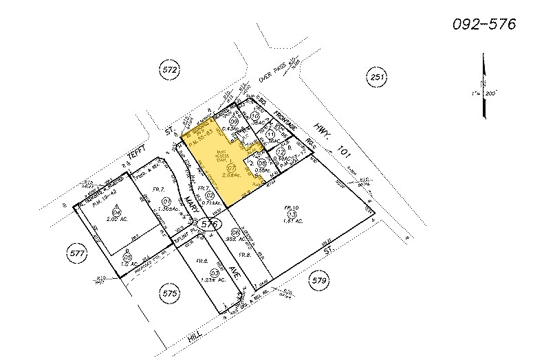 551-553 W Tefft St, Nipomo, CA for sale Plat Map- Image 1 of 1