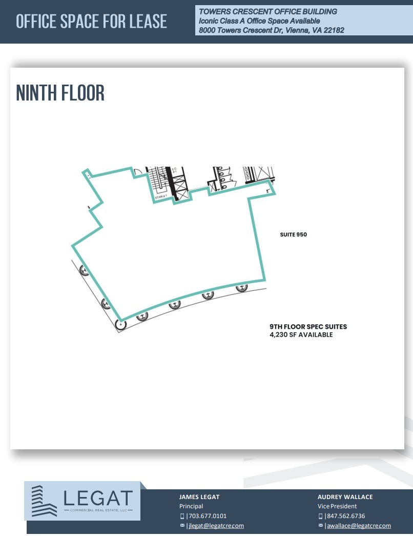 8000 Towers Crescent Dr, Vienna, VA for lease Floor Plan- Image 1 of 1