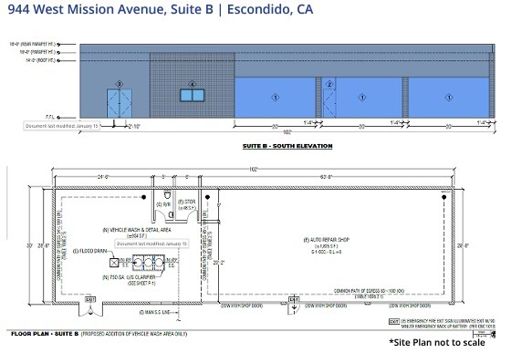 940-944 W Mission Ave, Escondido, CA for lease Floor Plan- Image 1 of 1