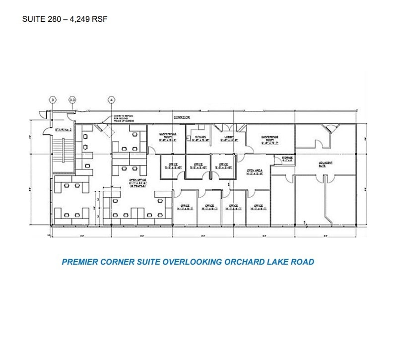 6230 Orchard Lake Rd, West Bloomfield, MI for lease Floor Plan- Image 1 of 1