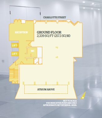 74A Charlotte St, London for lease - Floor Plan - Image 2 of 2