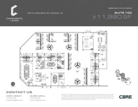 2850 E Camelback Rd, Phoenix, AZ for lease Floor Plan- Image 1 of 1