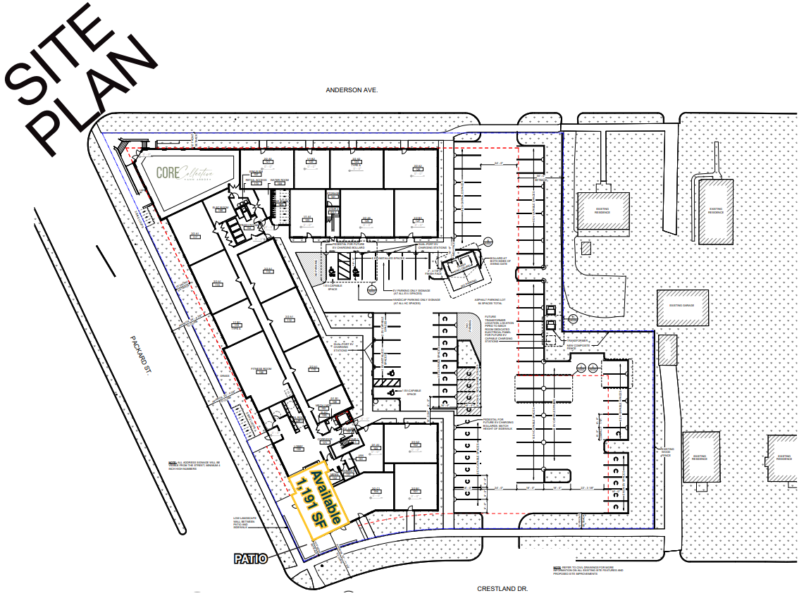 2111 Packard St, Ann Arbor, MI for lease Site Plan- Image 1 of 1