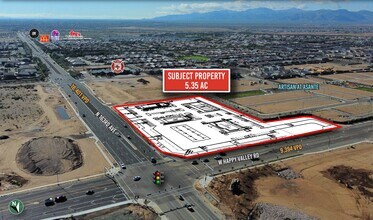 SWC W. Happy Valley & N 163rd Ave, Surprise, AZ for lease Building Photo- Image 1 of 2