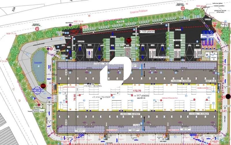 Flex in Gonesse for lease - Floor Plan - Image 2 of 7