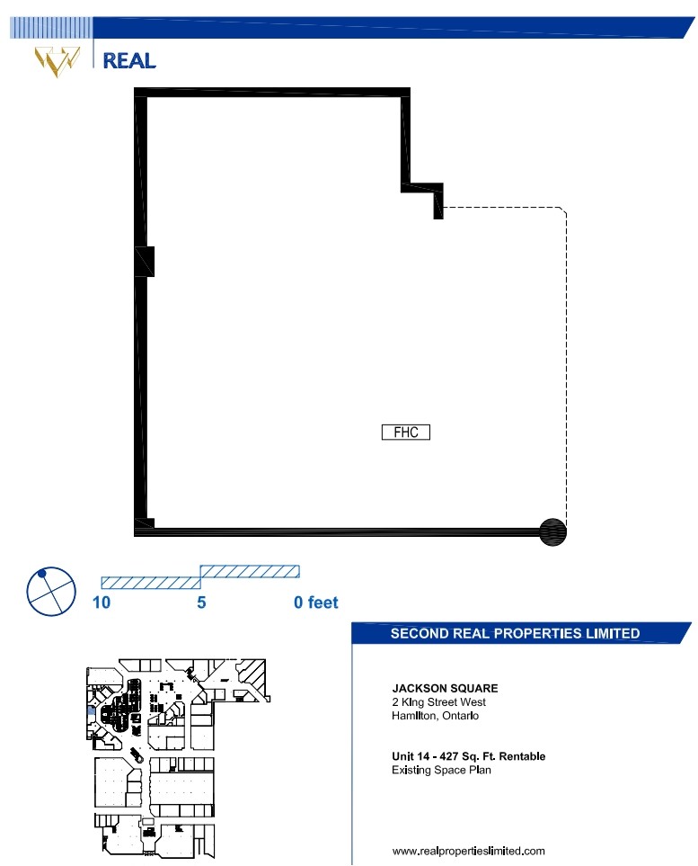 100, 110, and 120 King St W, Hamilton, ON for lease Floor Plan- Image 1 of 1