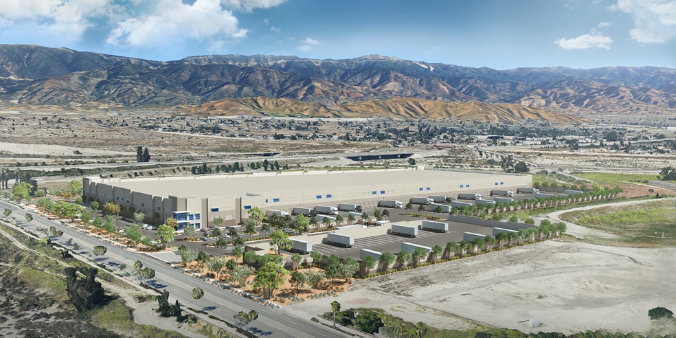 1697 N Pepper Ave, Rialto, CA for lease - Aerial - Image 3 of 4