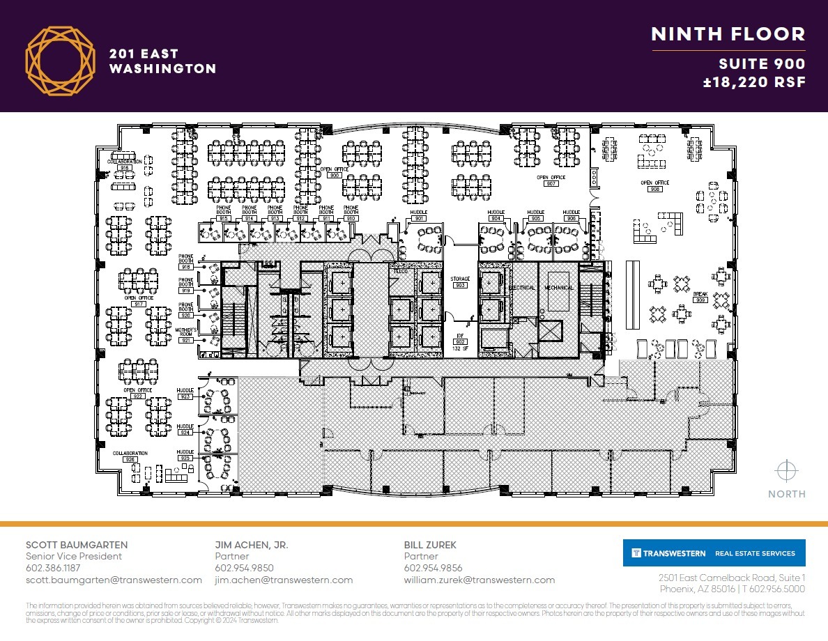 201 E Washington St, Phoenix, AZ for lease Floor Plan- Image 1 of 1