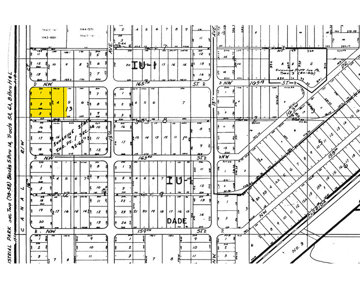 1600 Nw 165th St, Miami, FL for lease - Plat Map - Image 3 of 8