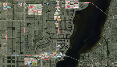 3111 Del Prado Blvd S, Cape Coral, FL - aerial  map view