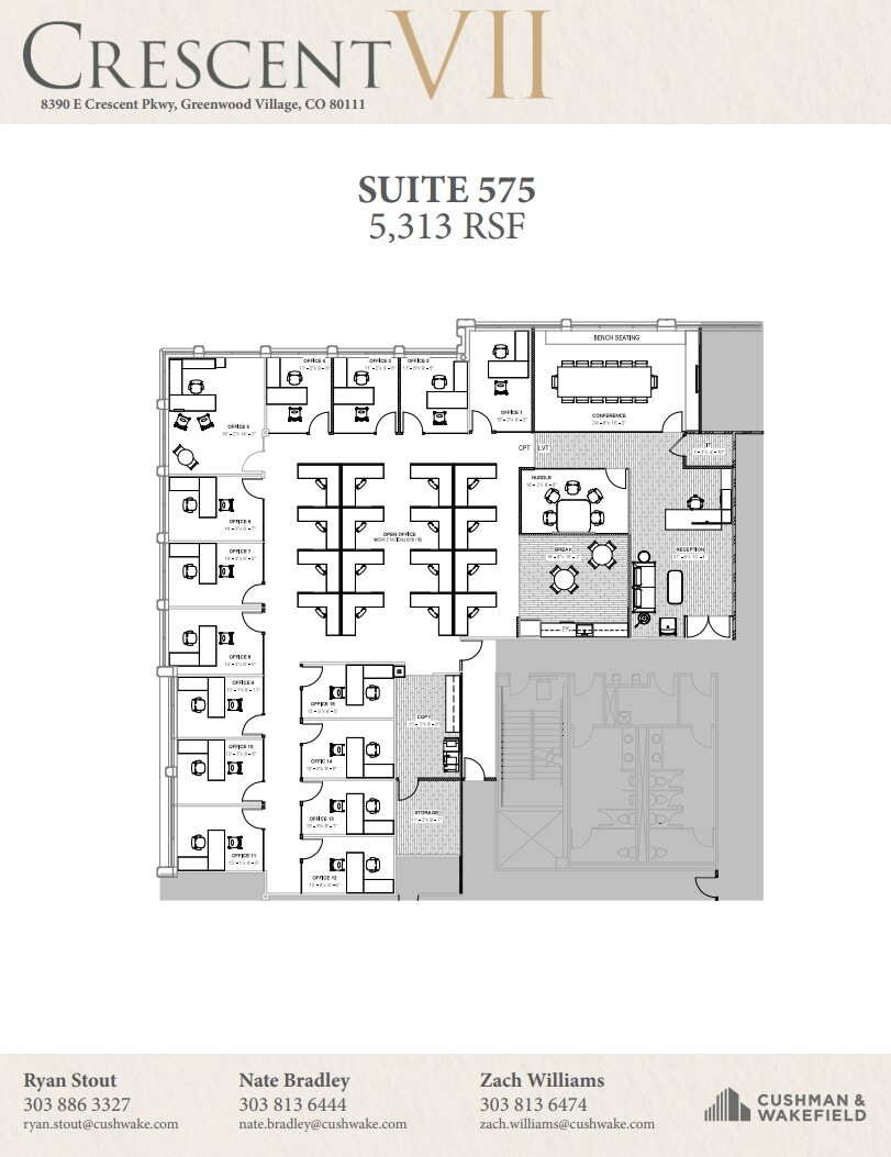 8390 E Crescent Pky, Greenwood Village, CO for lease Floor Plan- Image 1 of 1