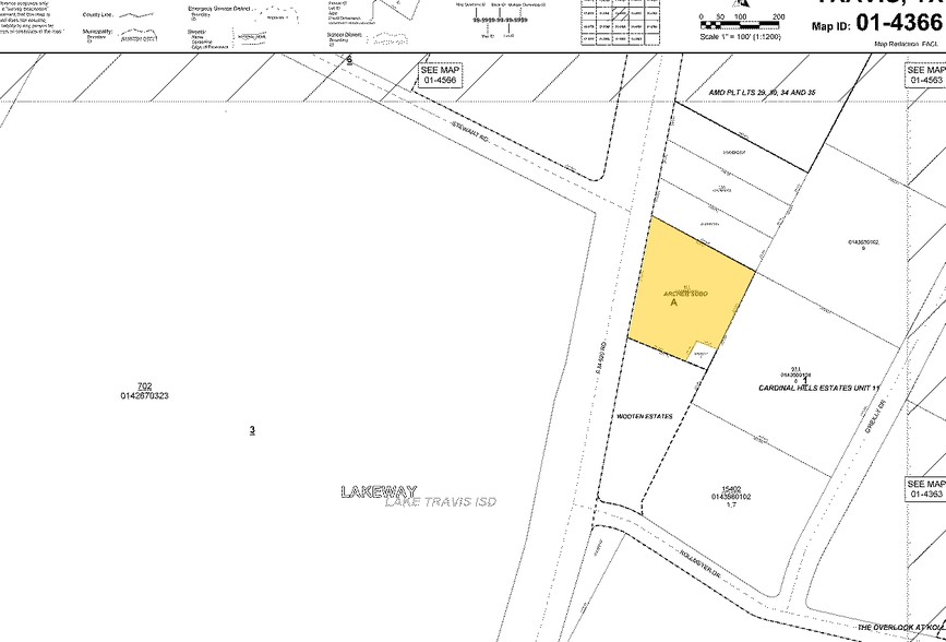 911 Ranch Road 620 #100 N, Lakeway, TX for lease - Plat Map - Image 2 of 6