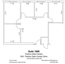 600 Twelve Oaks Center Dr, Wayzata, MN for lease Floor Plan- Image 1 of 1