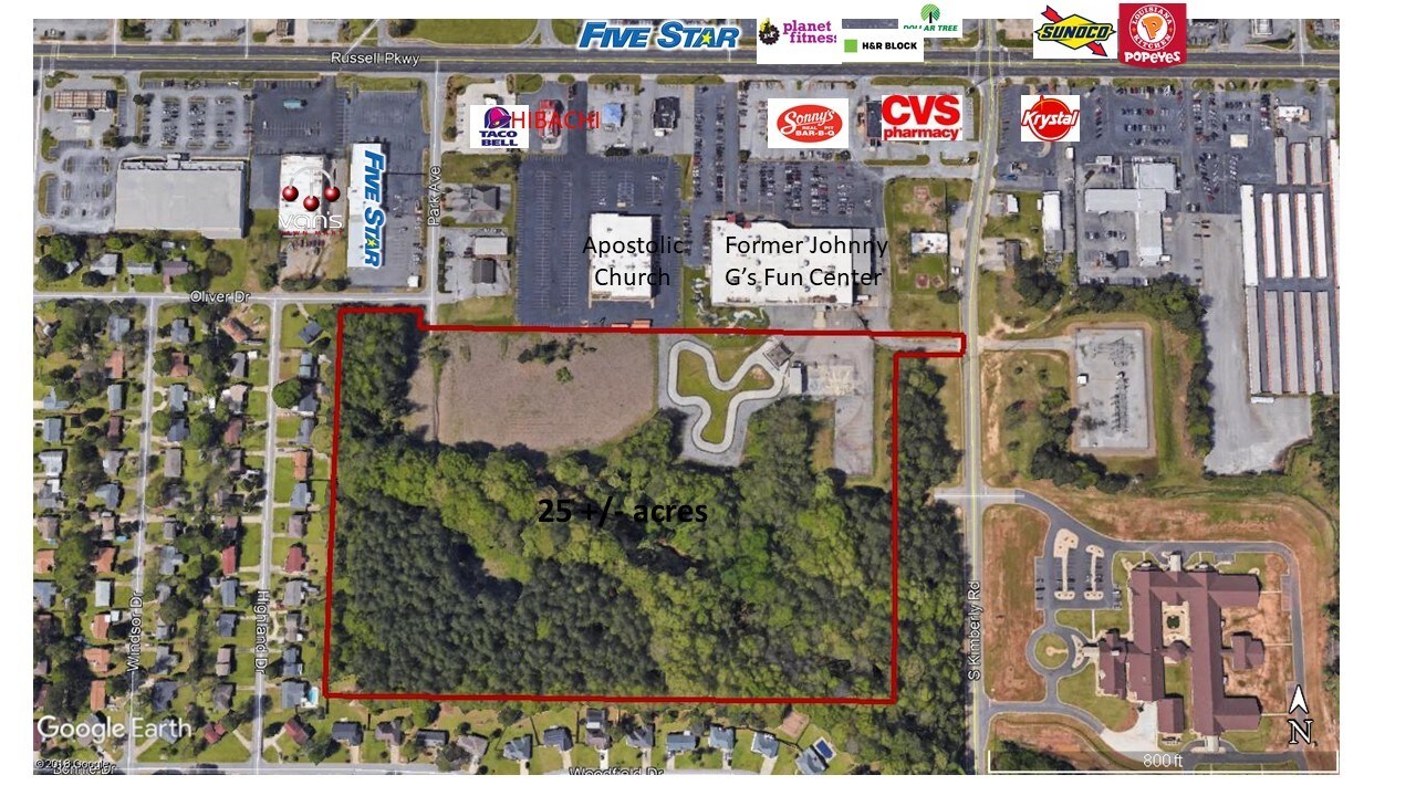 S KIMBERLY Rd, Warner Robins, GA for sale Aerial- Image 1 of 1