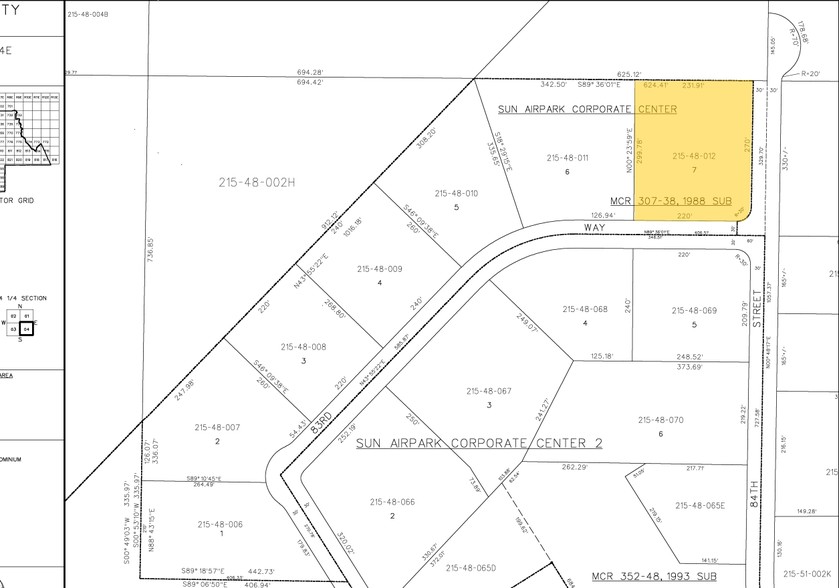 15730 N 83rd Way, Scottsdale, AZ for lease - Plat Map - Image 2 of 9