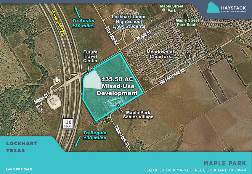 SH 130, Lockhart, TX for sale - Aerial - Image 1 of 1
