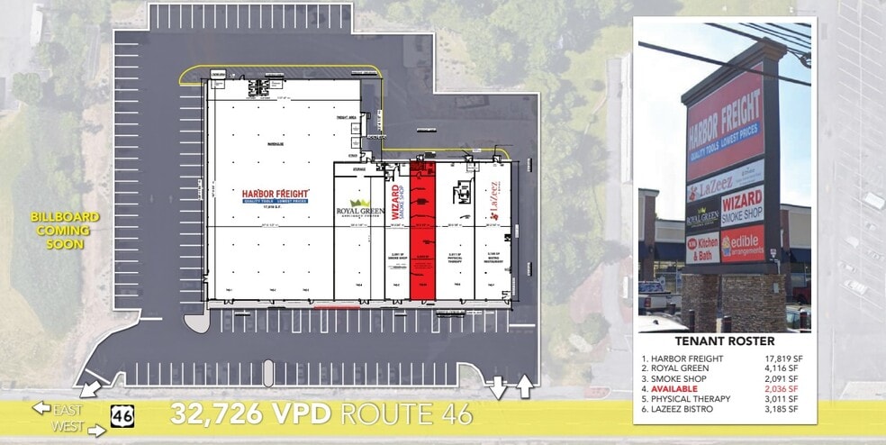 745 US Highway 46, Parsippany, NJ for lease - Site Plan - Image 3 of 5